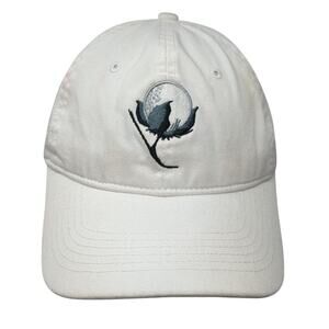 Cali-Fame Slideback Hat White One Size Adjustable Embroidered 6 Panel
